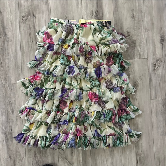 Floral Ruffle Skirt - Picture 2 of 3